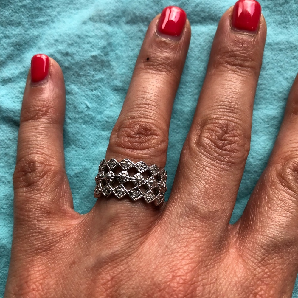 STERLING SILVER CZ RING